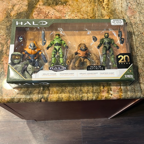 Halo action figures combat evolved infinite 20 year anniversary 12 piece - Picture 1 of 6